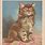 Vintage Cat Art Prints
