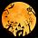 Vintage Halloween Moon Clip Art