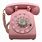 Vintage Pink Rotary Phone