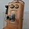 Vintage Wall Phone Wood