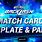 WWE Backlash Match Card Template