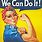 WWII We Can Do It Poster