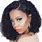 Wavy Bob Human Hair Wigs for Black Women