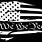 We the People Flag Decal