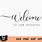 Wedding Welcome Sign SVG
