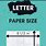 What Is Letter Size Paper