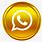 Whatsapp Icon Gold