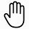White Hand Icon