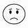 White Sad Emoji