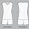 White Volleyball Jersey Template