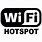 WiFi Hotspot Sticker