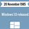 Windows 1.0 Launch Date