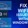 Windows 10 Wifi Problem Fix