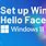 Windows Hello Face Setup