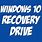Windows Recovery USB Drive 10