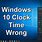 Windows Wrong Time