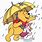 Winnie the Pooh Rain with Umbrella