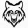 Wolves Logo Outline