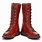 Women's Red Leather Boots