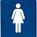 Women Restroom Sign Printable Free