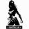 Wonder Woman Silhouette SVG