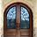Wood and Wrought Iron Doors