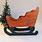 Wooden Santa Sleigh