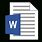 Word Doc File Icon