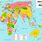 World Map Showing States