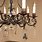 Wrought Iron Crystal Chandelier