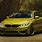 Yellow BMW Background M4