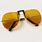Yellow Clip On Sunglasses
