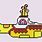 Yellow Submarine Pixel Art