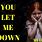 You Let Me Down Quotes