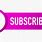 YouTube Subscribe Button Pink