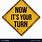 Yourn Turn Sign