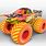 Zombie Fire Monster Truck Toy