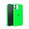 iPhone 12 Lime Green with Clear Case