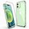 iPhone 13 Green with Clear Case