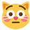 Flushed Cat. Emoji