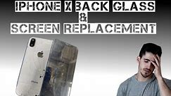 Iphone X back glass replacement step by step guide#repairing#foryou#youtubevideo