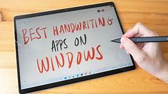 Best Handwriting App for Windows Tablets