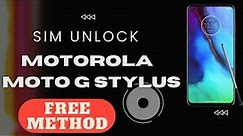 Unlock Motorola Moto G Stylus