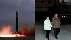 North Korea broadcasts ICBM missile launch, Kim Jong Un reveals daughter for 1st time