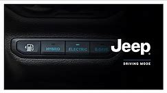 Jeep® | Wrangler 4xe Tips | The Three Driving Modes: Hybrid, Electric and E-Save