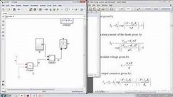 PV cell modelling in minimum time (two methods)