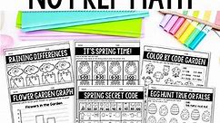 Spring Math Worksheets 1st Grade April Printables No Prep