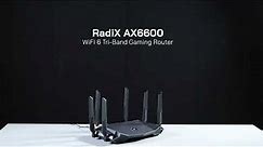 RadiX AX6600 WiFi 6 Tri-Band Gaming Router - Unboxing | Networking | MSI