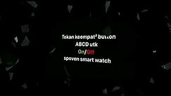User manual Spovan smart watch