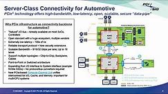 PCIe Technology for Long and Short Reach in Automotive Applications